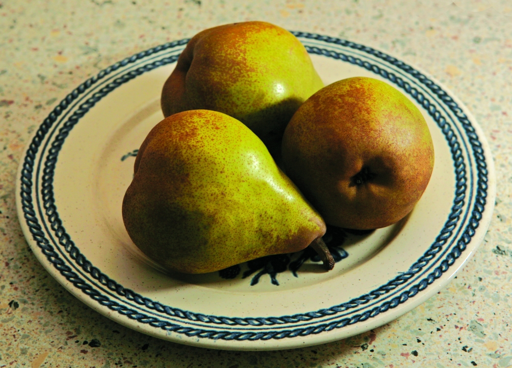 the pear of Pyrus Beurre Hardy